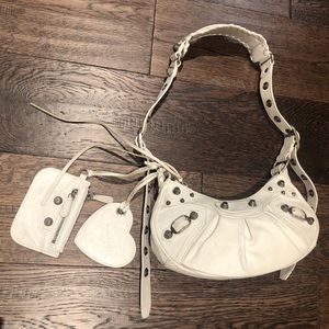 COPY - Balenciaga White XS Le Cagole Shoulder Bag
